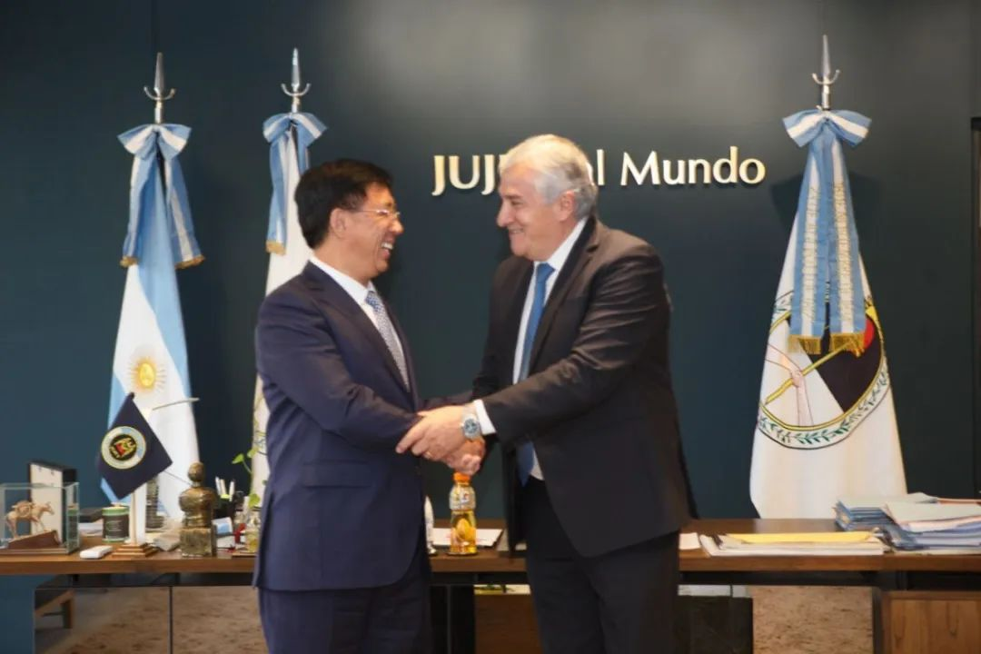 JEMSE总裁菲利普·阿尔博诺兹（Felipe Albornoz）（左）、国轩高科高级副总裁、工研总院院长蔡毅（右）分别代表双方签约