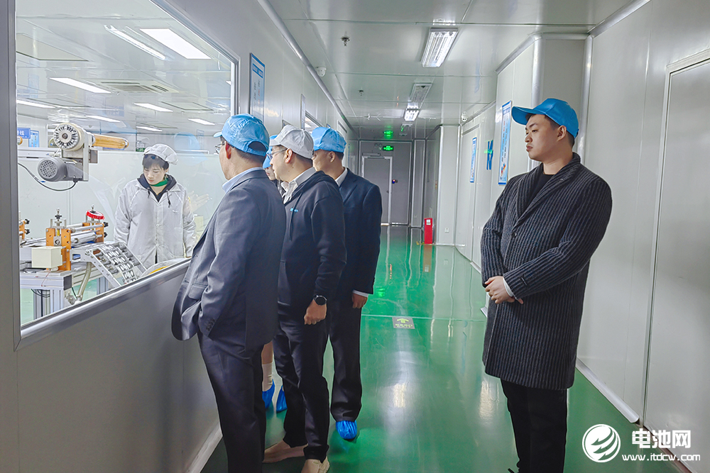 中国电池新能源产业链调研团一行参观考察可川科技