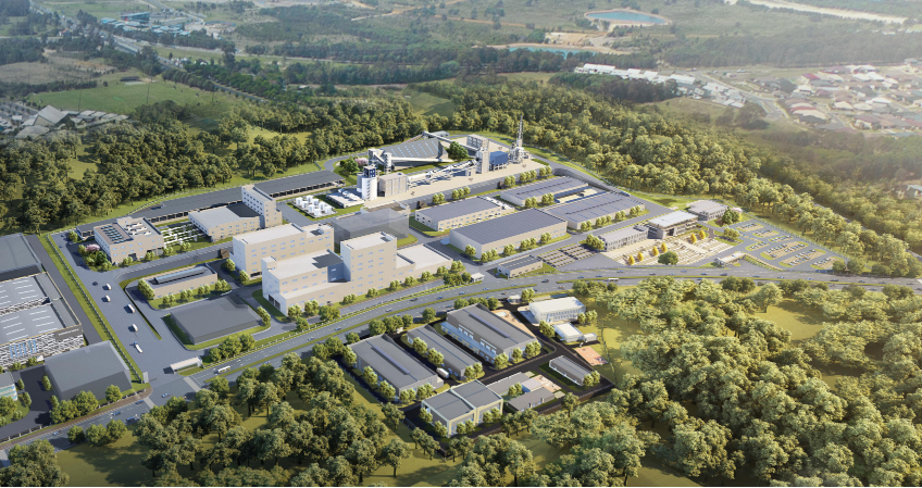 盛新锂能锂盐生产基地 图片来源：盛新锂能