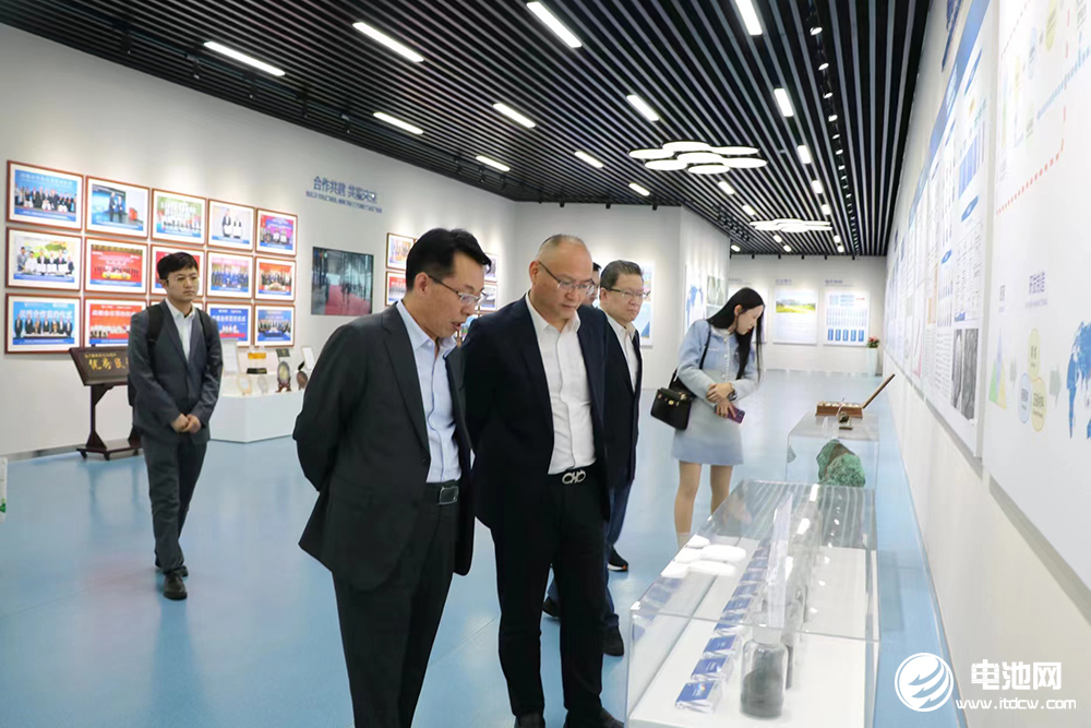中国电池新能源产业链调研团一行参观考察华友钴业