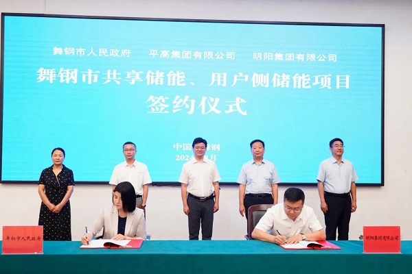 合计投资超8亿！两大储能项目落户河南舞钢