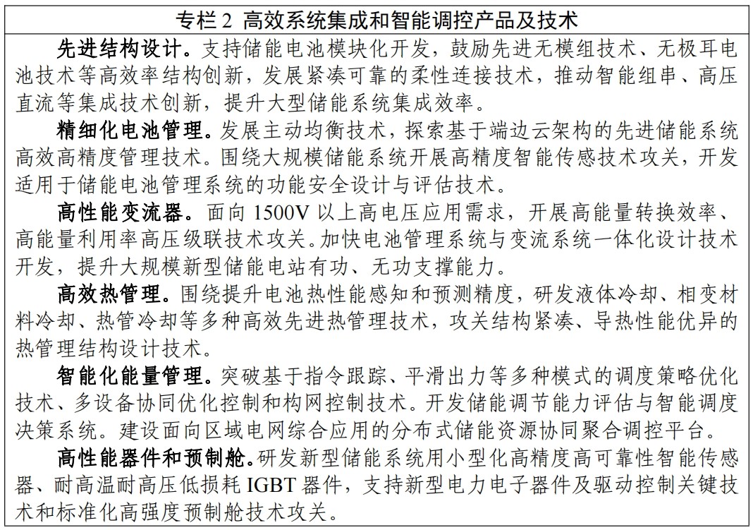 专栏 2 高效系统集成和智能调控产品及技术