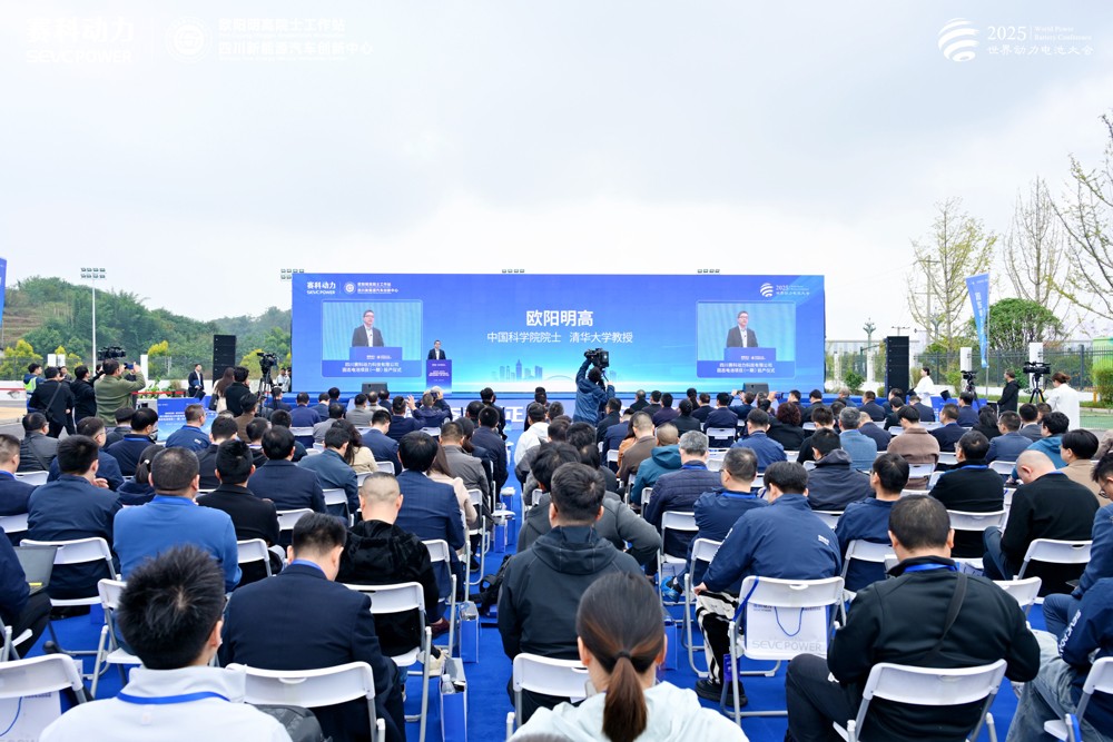 ▲中国科学院院士、清华大学教授欧阳明高讲话